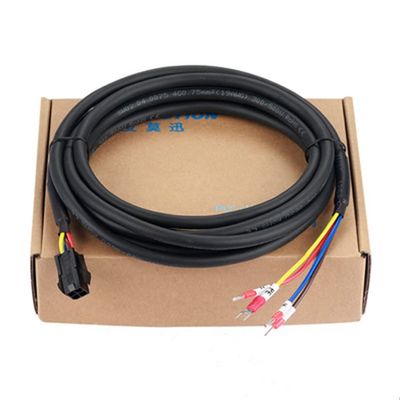 ASD-ABPW0003 Applicable Motor Cable A2 Low Power 750W Inner Motor Cable Black (5m)
