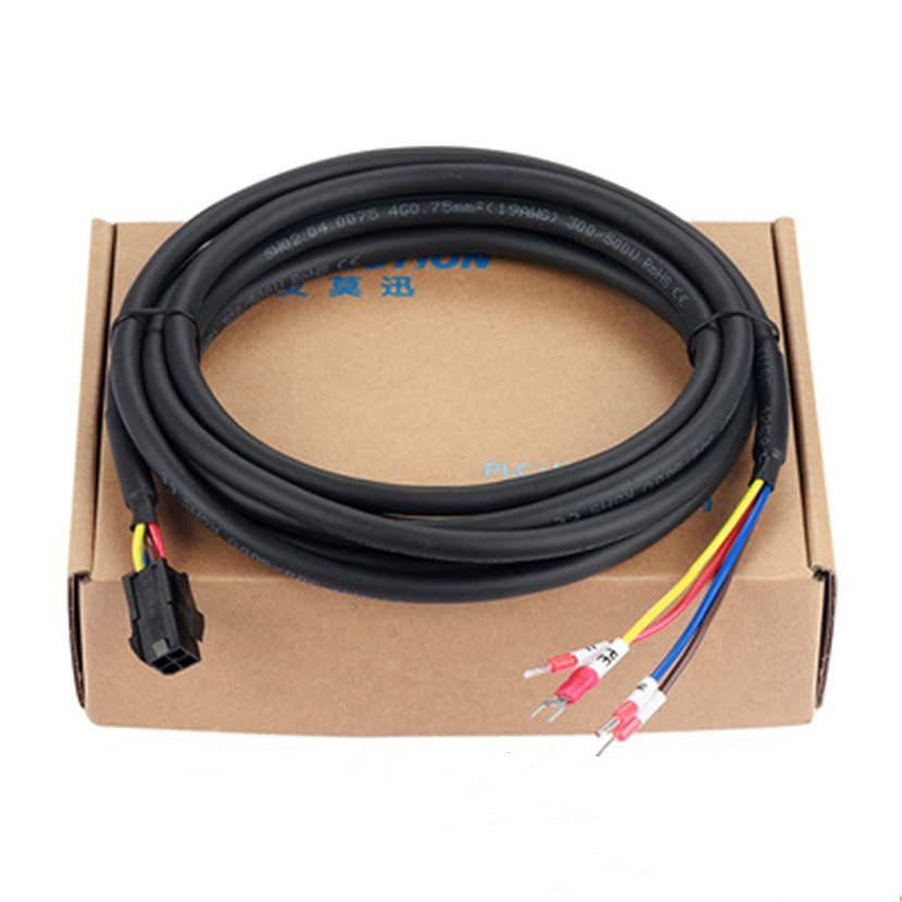 ASD-ABPW0003 Applicable Motor Cable A2 Low Power 750W Inner Motor Cable Black (5m)