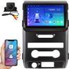9 Inch Car Stereo Radio Replacement for Ford F150 2009-2014 Upgrade Wireless Carplay Android Auto Support Mirroring Backup 1080P SWC view 1