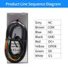 Access Control RFID Reader,Waterproof Access Control System,Access Controler for Electric Magnetic Lock,Proximity Door Entry Keypad,Gate Opener,Zinc Alloy Shell,Wiegand in+Out,Latch Doors Reader view 3