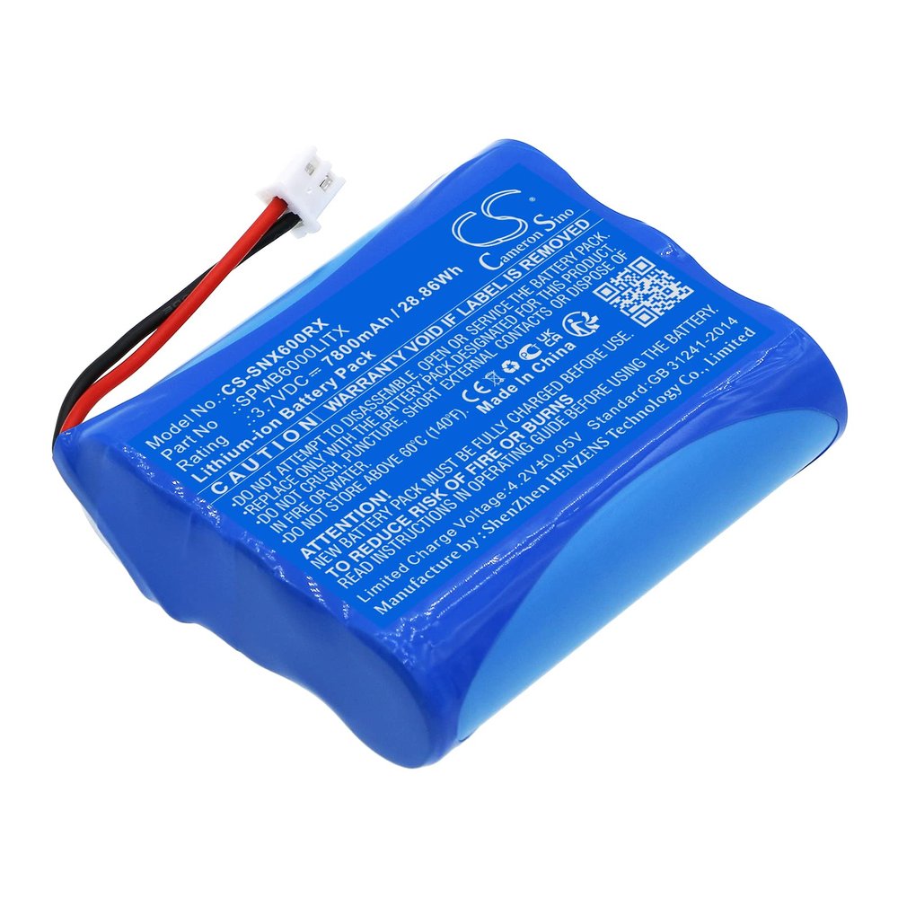 Estry 3.7V Battery Replacement for Spektrum Transmitter NX8 Transmitter iX12 Transmitter NX6 SPMB6000LITX 7800mAh
