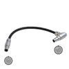 HangTon 24V Power Cable for Teradek Bond Bolt, Preston MDR3, SmallHD, ARRI Alexa Sony Venice Camera, Tilta Rig Right Angle RS 3 Pin to 0B 2 Pin 30cm view 2