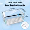 AboveTEK Acrylic Monitor Stand  Clear Monitor Riser & Computer Desk Stand, Premium Acrylic Laptop Stand for Home Office, PC TV Stand with Keyboard Storage Heavy Duty Desk Riser view 2