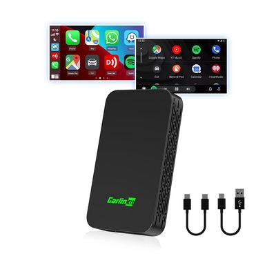 Carlinkit 5.0 2air CarPlay Wireless Adapter,Android Auto Dongle-2026 Release,for OEM Wired CarPlay and Android Auto Car,Auto Connect,Lossless OTA Update,for iPhone and Android,via Plug-in USB Link