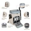 BAGSMART Camera Backpack, DSLR Camera Bag Backpacks for Photographers, Waterproof Anti-Theft Photography Backpack with 15 Inch Laptop Compartment & Tripod Holder, Ivory White view 2