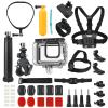 Action Camera Accessories Kit With Waterproof Case for GoPro, Neck Mount, Selfie Stick, Bike Mount - Compatible With Hero 11 10 9 8 7 6 5 4, Max, Fusion, Insta360, DJI Osmo and Most Action Cameras view 1