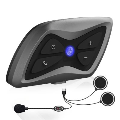 Motorcycle Bluetooth Headset Handsfree Radio Intercom System for Riders Bikers Cycling Snowmobile Motorcycle Motorbike