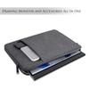 16.1 inch Portable Monitor Case Sleeve for Most 15.6/16.1 in Monitors, Compatible with KYY MNN Innoview Forhelp ASUS Zenscreen 16" Portable Display Monitors, Space Grey view 3