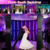 ZLPOWER 360 Photobooth Backdrop Photo Booth Enclosure Wall Backdrops Customized Logo 10FT Video Selfie Rotating Background with 32 PCS LED Light Stand for Rental Wedding Party view 4