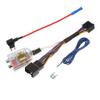 X AUTOHAUX Radio Amp Subwoofer Amplifier Plug Play Wire Wiring Harness Adapter Inline Converter 70-2105 for Chevy for GMC for Cadillac view 1