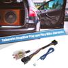 X AUTOHAUX Radio Amp Subwoofer Amplifier Plug Play Wire Wiring Harness Adapter Inline Converter 70-2105 for Chevy for GMC for Cadillac view 2