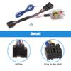 X AUTOHAUX Radio Amp Subwoofer Amplifier Plug Play Wire Wiring Harness Adapter Inline Converter 70-2105 for Chevy for GMC for Cadillac view 4