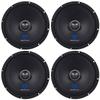 Rockville RXM84 8 Inch 250W 4 Ohm Mid-Bass/Mid-Range Car Audio Speaker, Kevlar Reinforced Cone, CEA Compliant, High SPL, for Car Audio Enthusiasts, 4-Pieces view 1