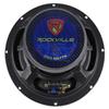 Rockville RXM84 8 Inch 250W 4 Ohm Mid-Bass/Mid-Range Car Audio Speaker, Kevlar Reinforced Cone, CEA Compliant, High SPL, for Car Audio Enthusiasts, 4-Pieces view 4