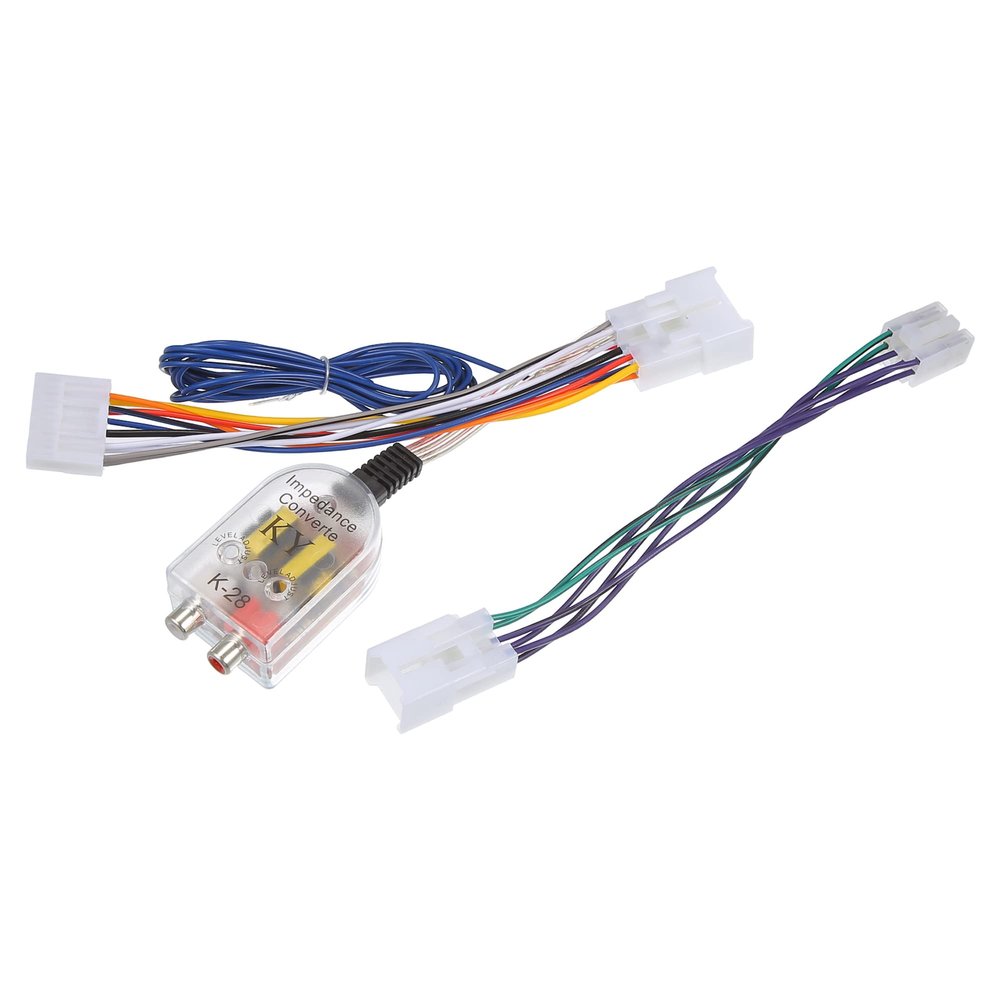 X AUTOHAUX 1 Set Radio Amp Subwoofer Amplifier Plug Play Wire Wiring Harness Adapter Inline Converter for Toyota Pickup 1987-1995
