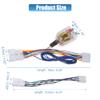 X AUTOHAUX 1 Set Radio Amp Subwoofer Amplifier Plug Play Wire Wiring Harness Adapter Inline Converter for Toyota Pickup 1987-1995 view 3