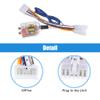 X AUTOHAUX 1 Set Radio Amp Subwoofer Amplifier Plug Play Wire Wiring Harness Adapter Inline Converter for Toyota Pickup 1987-1995 view 4