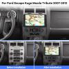 2GB+64GB Android Car Radio for Ford Escape Kuga Mazda Tribute 2007-2012, 9 inch Touch Screen Car Stereo, Carplay&Android Auto/Wi-Fi/Bluetooth/1080P+AHD Backup Camera+MIC view 2