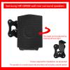 Speaker Wall Mount, Heavy Duty Speaker Wall Mount Bracket with Horizontal Adjustment, Universal Bookshelf Speaker Mounting Bracket for HW Q990B Wall Rear Surround Speakers view 2