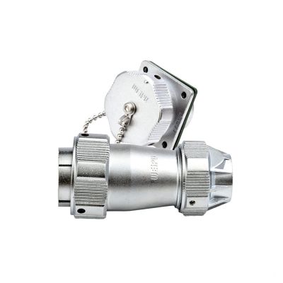 Artemisia WY48 TE+Z M48 Waterproof Aerial Connector Adapter 5 pin 7 pin 20 pin 27 pin 38 42 pin Round Industrial Male and Female (Color : 27pin)