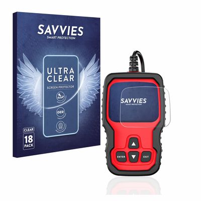 savvies Screen Protector Compatible with Ancel VD 500 Protection Film Clear 18-Pack