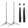 2 Pack Aluminum Light Photography Tripod Stand with Case,Altson 7 Feet Portable Photo Video Tripod Stand for Speedlight, Flash, Softbox, Umbrella, Strobe Light, Camera view 1