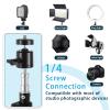 2 Pack Aluminum Light Photography Tripod Stand with Case,Altson 7 Feet Portable Photo Video Tripod Stand for Speedlight, Flash, Softbox, Umbrella, Strobe Light, Camera view 3