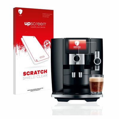 upscreen Scratch Shield Screen Protector compatible with Jura J8 - HD-Clear, Anti-Fingerprint