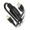 AXAGON ADR-215B aktives USB 2.0 Verbindungskabel, USB-A auf USB-B - 20m view 1