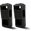 2PCS Mini Walky Talky Silicone Protective Soft Cover TwoWay Radio Protector for UV5R Easy to Install More Convenient Lightweight and Portable (Black) view 1
