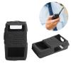 2PCS Mini Walky Talky Silicone Protective Soft Cover TwoWay Radio Protector for UV5R Easy to Install More Convenient Lightweight and Portable (Black) view 2
