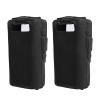 2PCS Mini Walky Talky Silicone Protective Soft Cover TwoWay Radio Protector for UV5R Easy to Install More Convenient Lightweight and Portable (Black) view 4