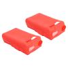 2PCS Mini Talky Silicone Protective Soft Cover TwoWay Radio Protector for UV5R Easy to Install More Convenient Lightweight and Portable (Red) view 2