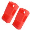 2PCS Mini Talky Silicone Protective Soft Cover TwoWay Radio Protector for UV5R Easy to Install More Convenient Lightweight and Portable (Red) view 4