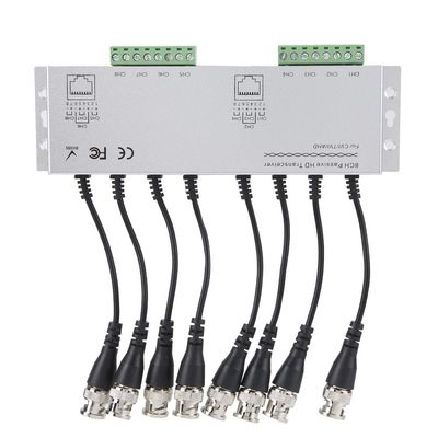8CH HD BNC Male to UTP Cable Adapter CCTV Passive Video Balun Power Adapter Connector Surveillance System Converter