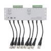 8CH HD BNC Male to UTP Cable Adapter CCTV Passive Video Balun Power Adapter Connector Surveillance System Converter view 1