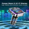 LENCENT Bluetooth 5.3 FM Transmitter Car Adapter 48W (PD30W & QC18W) Fast Charger, Light Switch, HiFi Bass Sound Audio Receiver Wireless Radio MP3 Music Player, Hands-Free Calling, Support USB Drive view 3