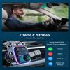 LENCENT Bluetooth 5.3 FM Transmitter Car Adapter 48W (PD30W & QC18W) Fast Charger, Light Switch, HiFi Bass Sound Audio Receiver Wireless Radio MP3 Music Player, Hands-Free Calling, Support USB Drive view 4