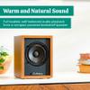 Electrohome Huntley Powered Bookshelf Speakers with Built-in Amplifier and 3" Drivers for Turntable, TV, PC and Wireless Music Streaming Featuring Bluetooth 5, RCA and Aux (EB10) view 2