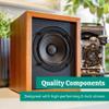 Electrohome Huntley Powered Bookshelf Speakers with Built-in Amplifier and 3" Drivers for Turntable, TV, PC and Wireless Music Streaming Featuring Bluetooth 5, RCA and Aux (EB10) view 4