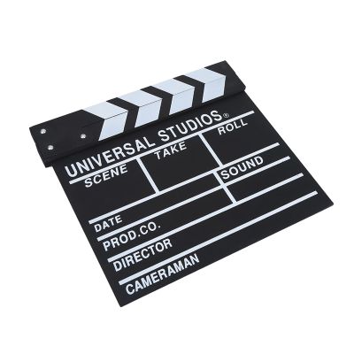 Movie Film Clap Board Clapper Board Wooden Film Movie Clapboard Accessory TV Movie Clapper Board Film Cut Prop