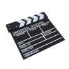 Movie Film Clap Board Clapper Board Wooden Film Movie Clapboard Accessory TV Movie Clapper Board Film Cut Prop view 1