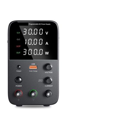 PULME dc Power Supply Adjustable DC Power Supply 30V 10A Laboratory Power Supply WPS3010H USB Fast Charge Function OCP Short Circuit Alarm (Color : WPS3010H)