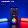 AMBITFUL A2Pro Full-Color Tube Light, 2500K-8500K CRI 95 TLCI 97 Video Light, RGB CCT HSI Mode, 22 FX Light Effect, APP Control Support, Magnet Design (A2 Pro 2PCS with Grid) view 4