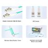 FLYPROFiber OM4 LC to LC Fiber Cable - 10M/33ft Multimode Duplex 50/125um LSZH 40GB/100GB Patch Cable - Length: 0.2m-100m, 10pack view 3