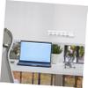 Alipis under Desk Tray No Drill Wire Organizer for Efficient Cord Storage for White Small and Easy Install view 3