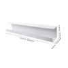 Alipis under Desk Tray No Drill Wire Organizer for Efficient Cord Storage for White Small and Easy Install view 4