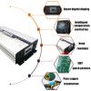 6000W,8000W,10000W,12000W Pure Sine Wave Power Inverter 2 AC Outlets 12V24V48V60V72V to 110V-220V Car Power Converter for Camping Outdoor Power,10000W-48VTO110V view 4