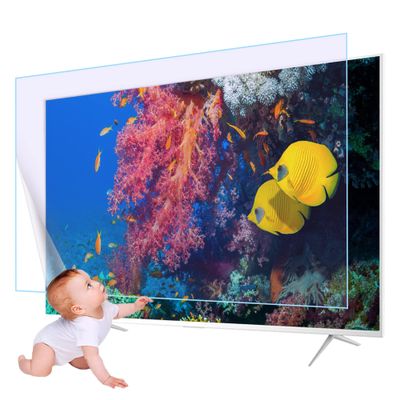 JQZWXX Reduce Glare TV Screen Protector, Filter Harmful Blue Light Anti-Radiation Frosted Surface Anti Scratch 55/58/60/65/70/75 Inches Display Universal Protective Film / 65in1429x804mm