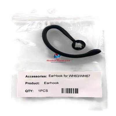Replacement Ear Hook for Yealink WH63/WH67 Headsets - 1 Ear Hook Headset World USA